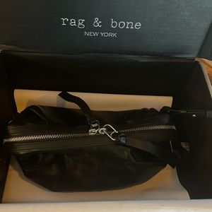Rag & Bone Black leather purse